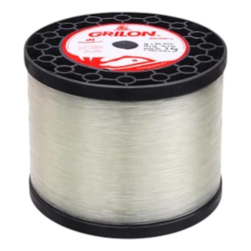 Linha Grilon Mazzaferro Top Flex 1,8mm Rolo 3kg 932m Transp Branco
