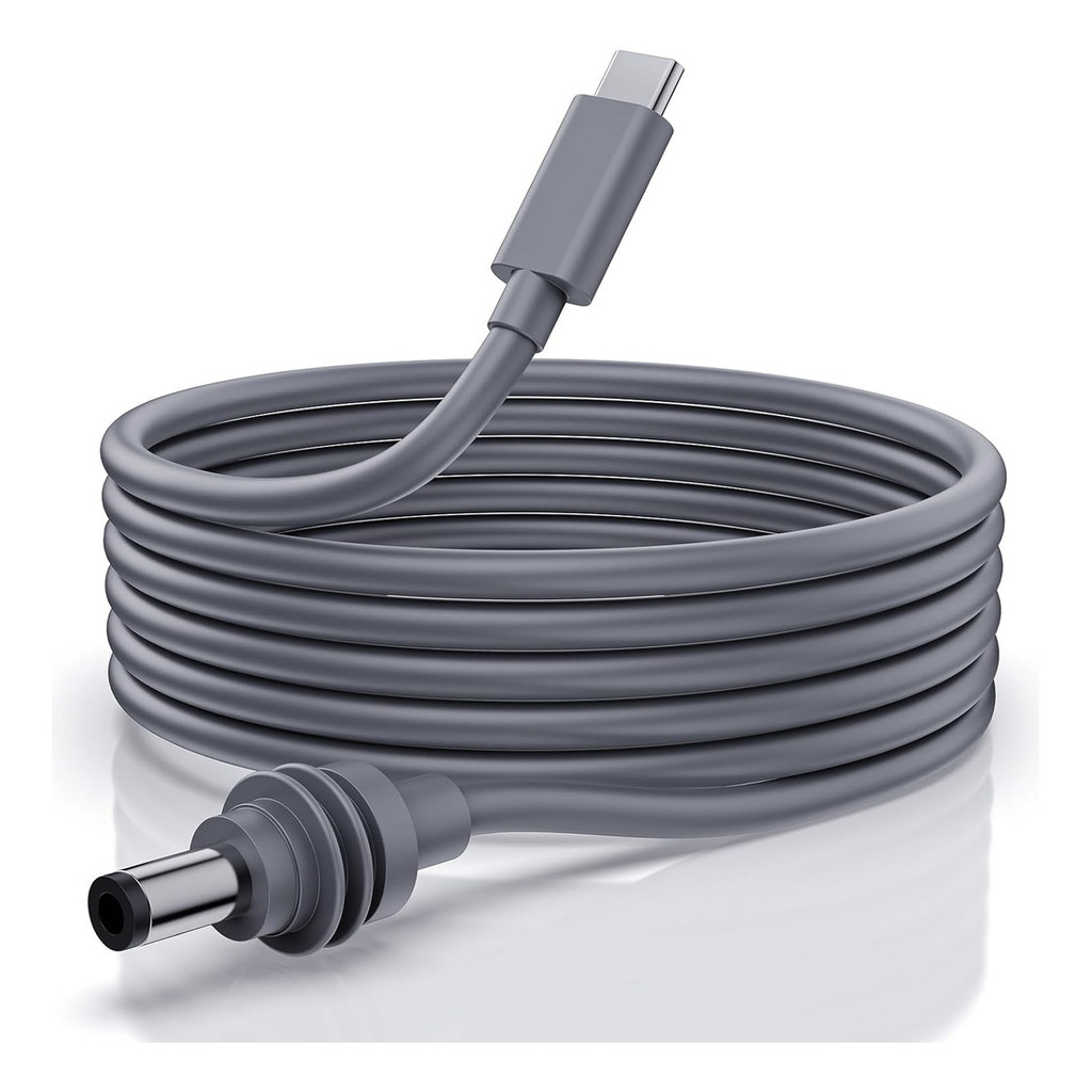 Cabo Carregador Para Starlink Mini Dc Usb-c Tipo C Plug 3m C Cinza 127/220v