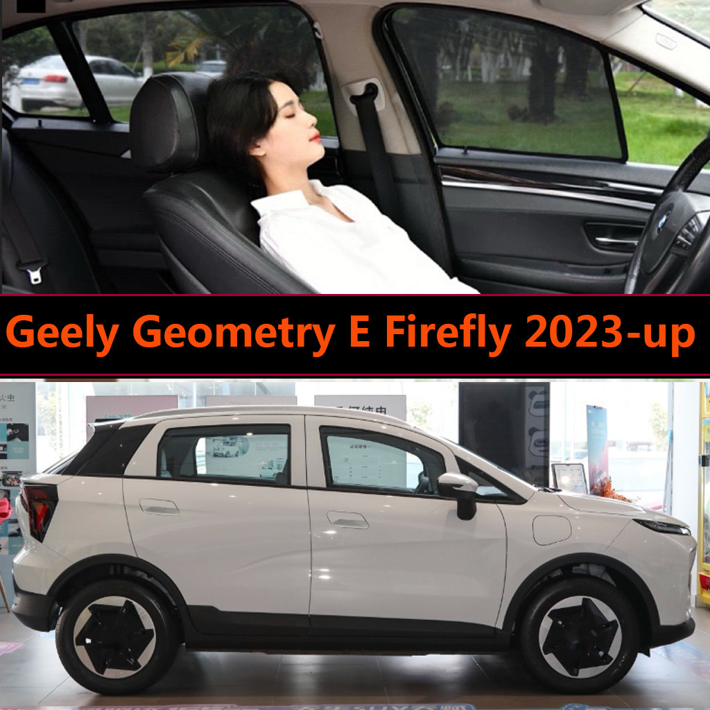 Ímã Janela Do Carro Pára-Sol Para Geometria E Firefly 2023-up Cortinas De Anti-Mosquito Proteção UV