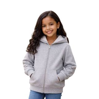 Jaqueta  - Moletom Flanelada Menino e Menina Capuz Zíper Infantil 1 ao 16 unisex em Oferta na Shopee