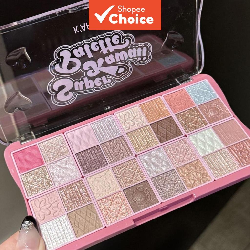K'APEINE Paleta de Maquiagem para Olhos Balletcore - 32 Tons Matte & Shimmer para Maquiagem Diária