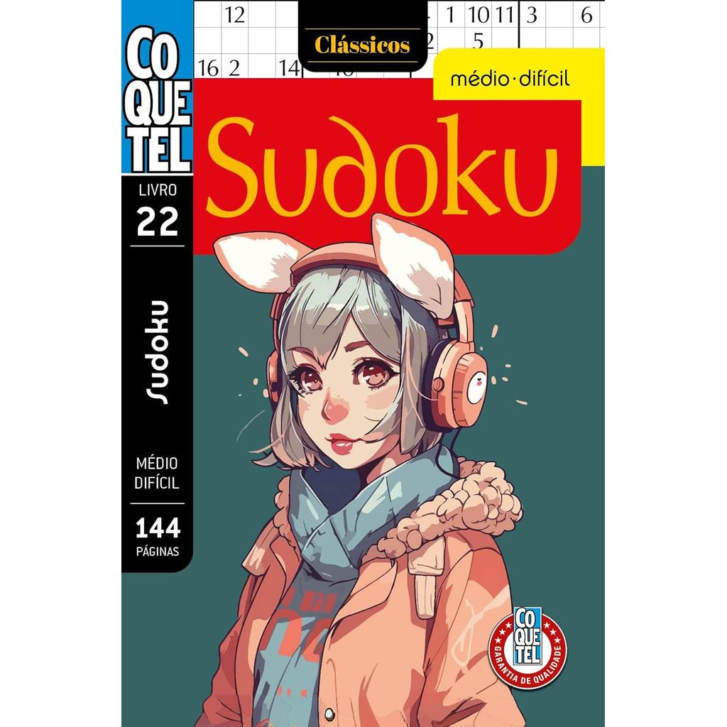 Livro Coquetel Sudoku 22 | Médio-Difícil em Oferta na Shopee