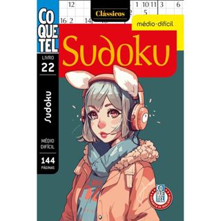 Livro Coquetel Sudoku 22 | Médio-Difícil em Oferta na Shopee