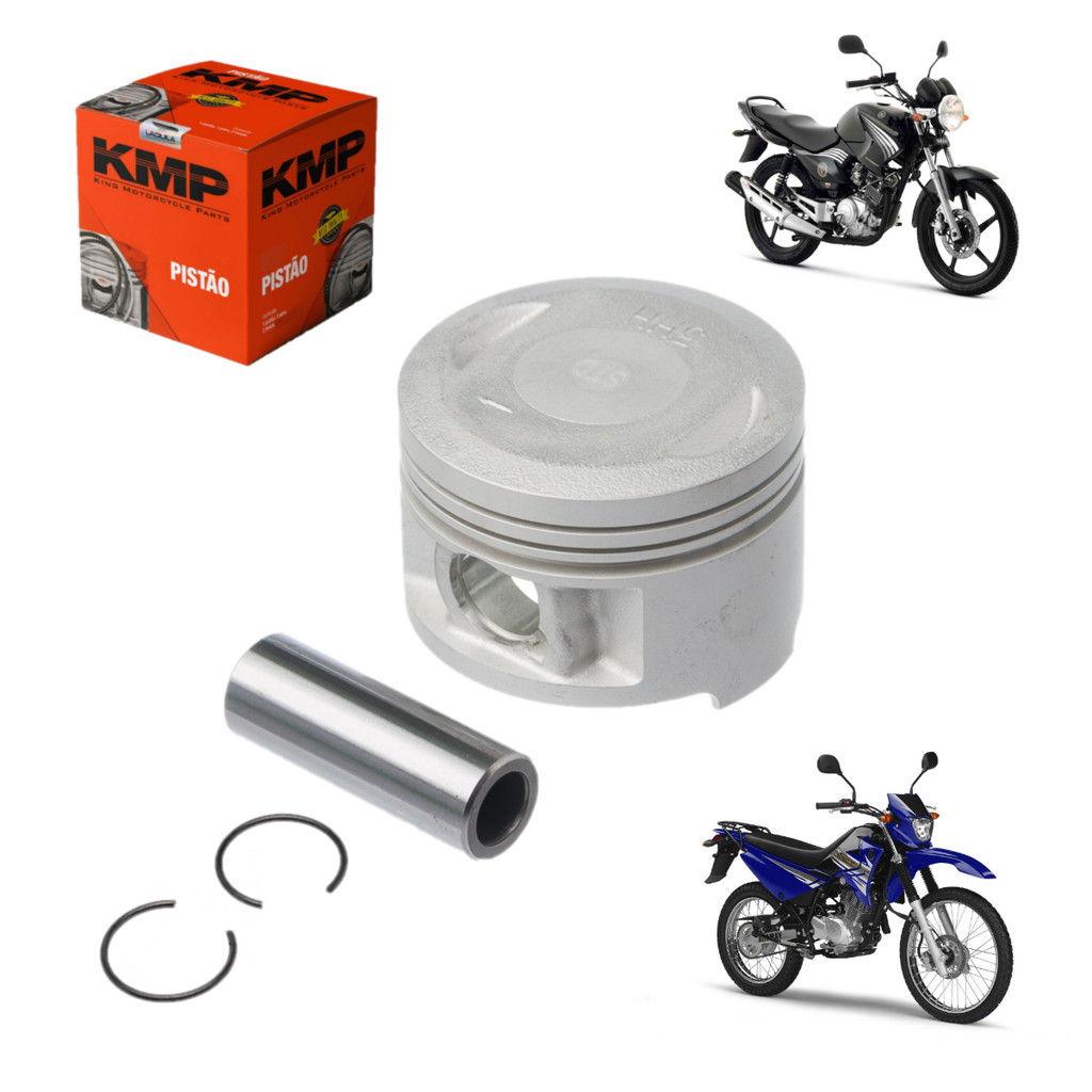 Pistão Ybr 125 Xtz 125 2000/2016 Std 0.25 0.50 0.75 1.00 Kmp