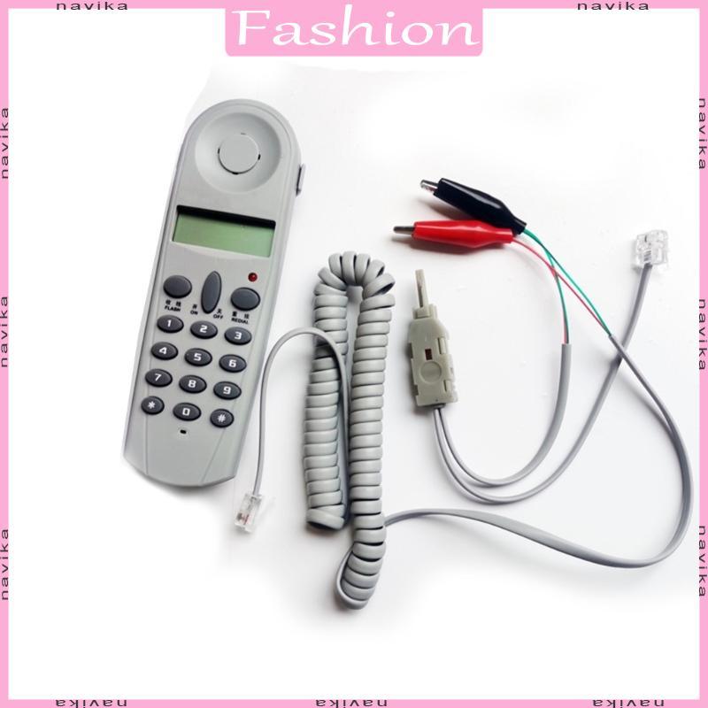 Testador Linha Telefônica C019 Profissional Para Técnicos Escritório Doméstico Amadores Manutenção Indu