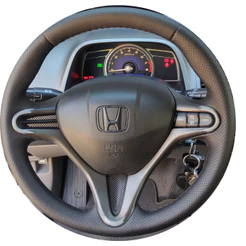 Capa de Volante Costurada New Civic G8 com Kit Completo