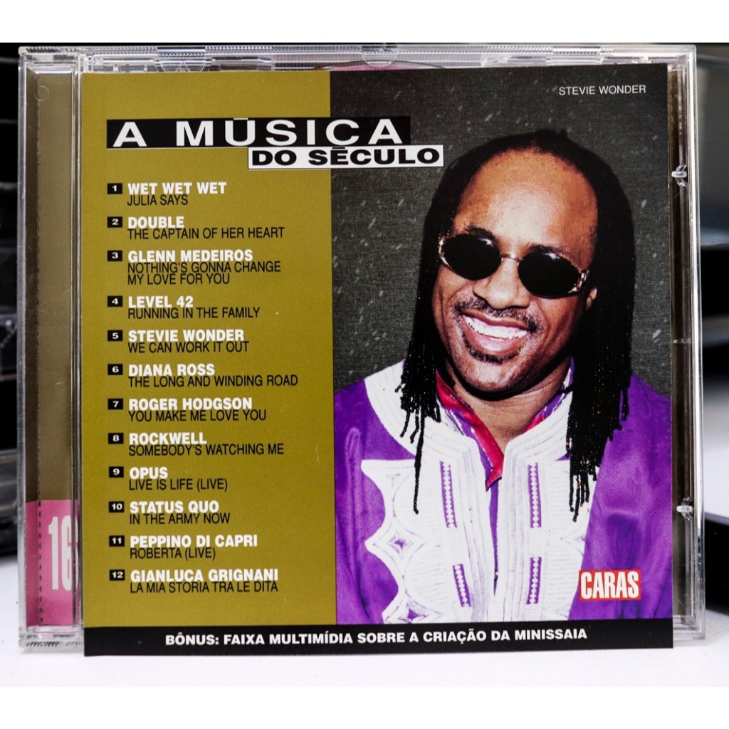 CD A MUSICA DO SÉCULO -VARIOUS  VOL.16 (REVISTA CARAS)