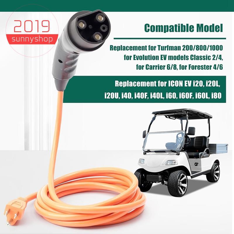 [Bestseller S] Cabo De Alimentação Para Carregamento De Carrinho De Golfe-031016-PT 2.04.0620 Carrinhos Evolution EV 120
