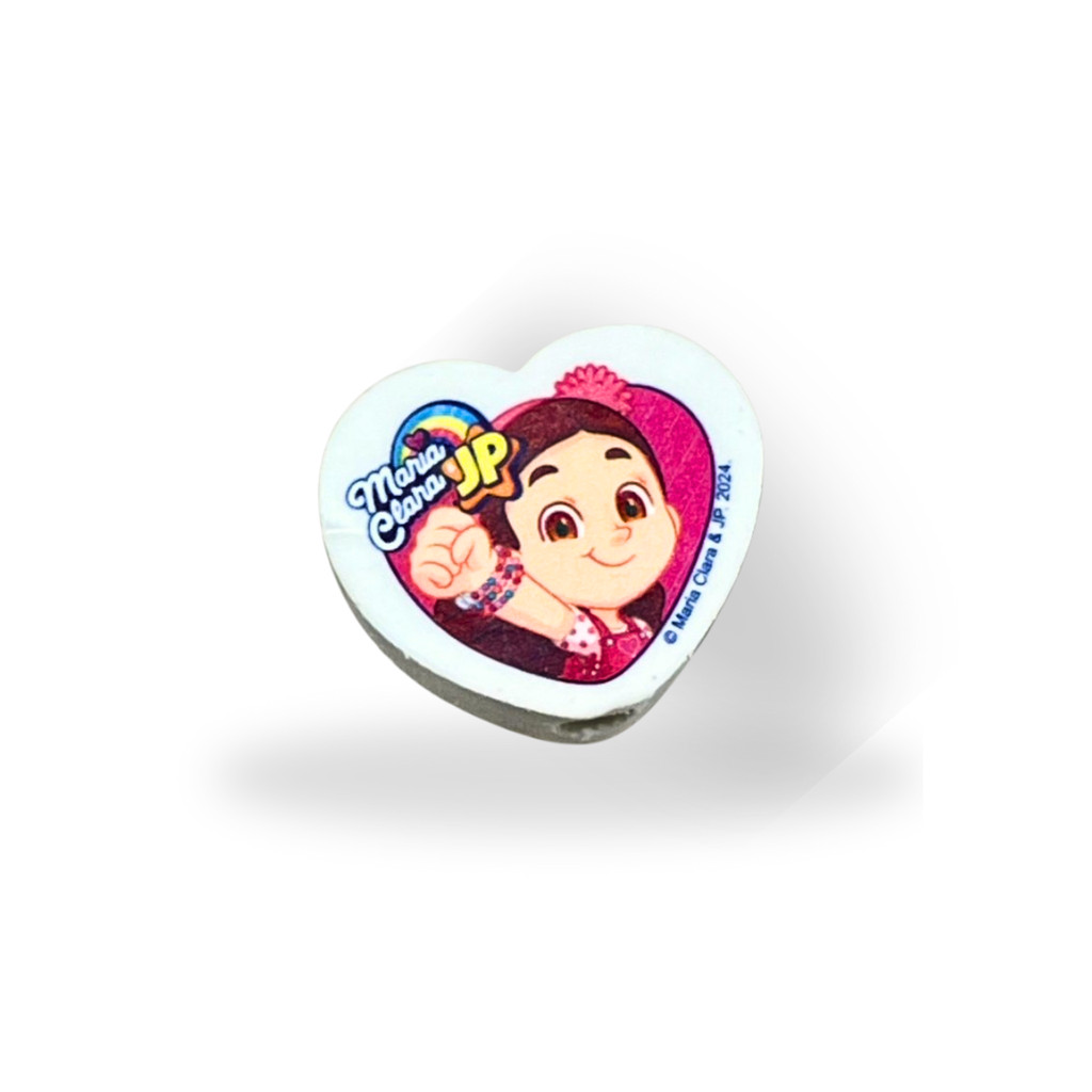 BORRACHA DE APAGAR MARIA CLARA E JP em Oferta na Shopee