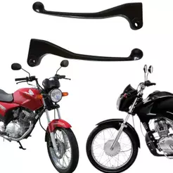 Manetes Honda Cg Titan Fan 125 150 Freio a Lona Preta Freio e Embreagm