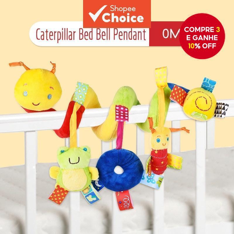 Brinquedo De Pelúcia Para Bebê Caterpillar Macio Bebês De 0 A 3 Anos De Idade