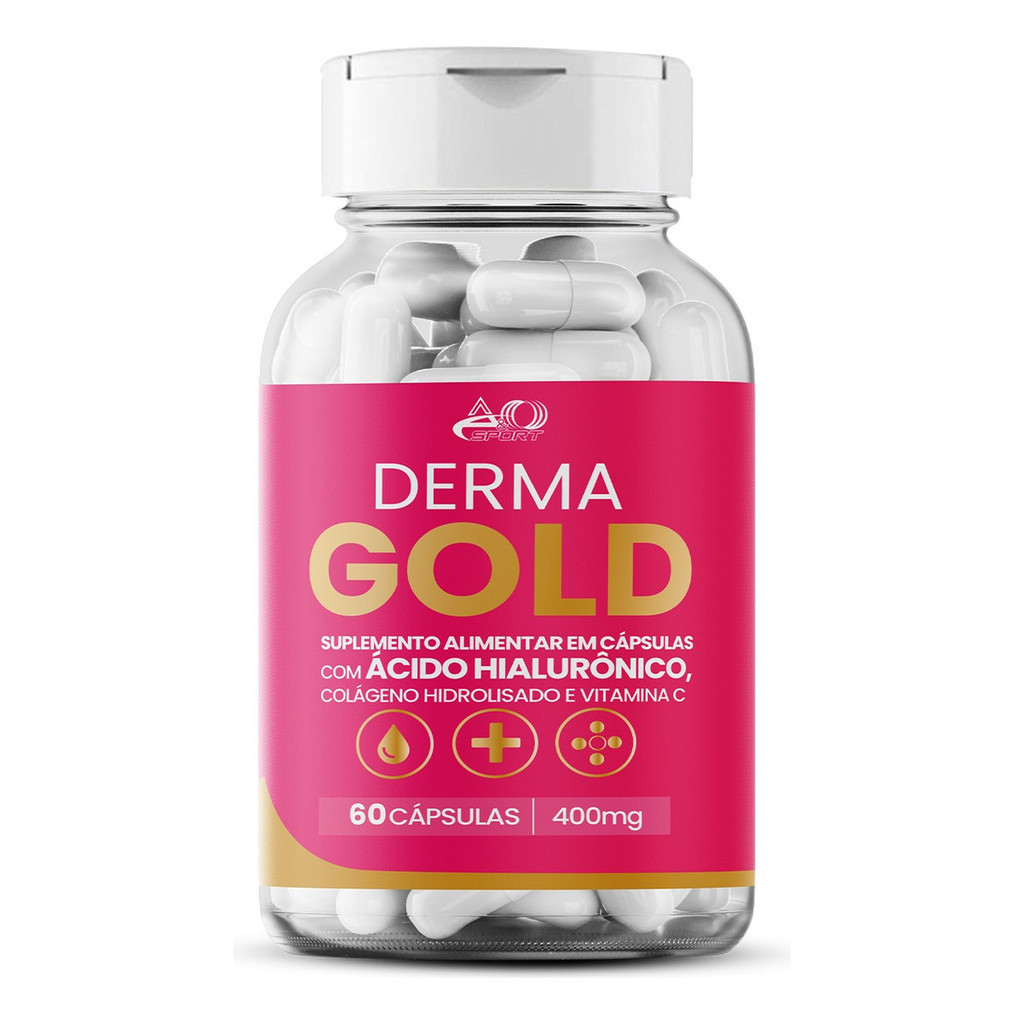 Derma Gold Original 60 Cápsulas - Loja Oficial Dermagold Sem Sabor