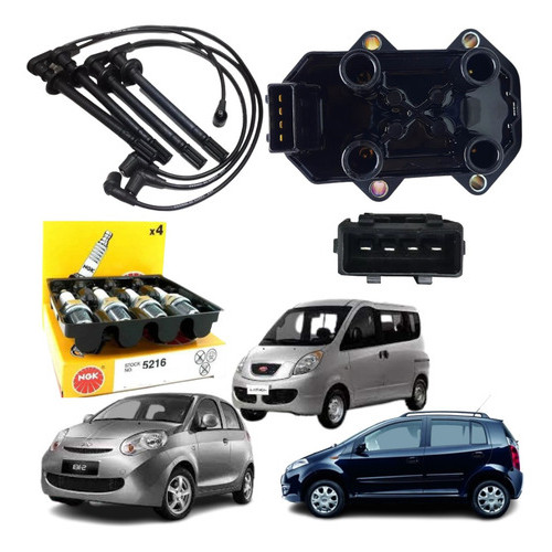Cabo De Vela Chery Rely Link 1.3 2010 A 2015 Velas + Bobina