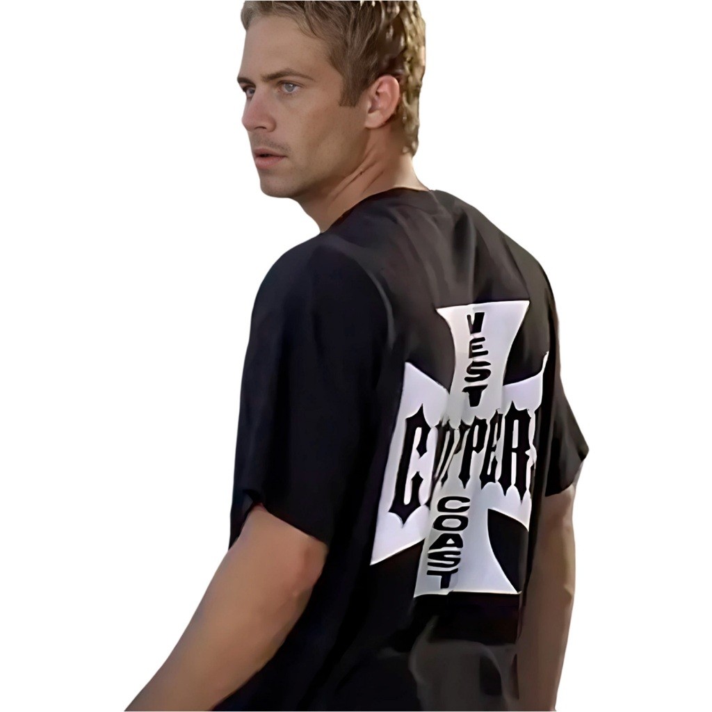 Camiseta Camisa West Coast Choppers Paul Walker Brian O'Conner Long Beach CA