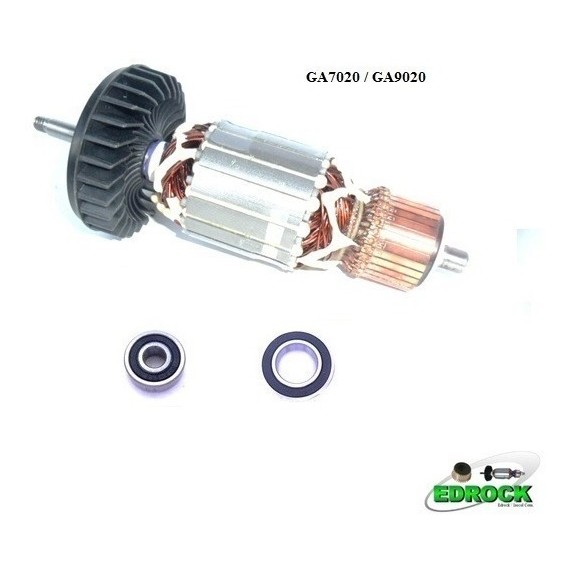 GA7020 GA9020 GA2016 Makita Esmerilhadeira Induzido Rotor 220V Rolamentos