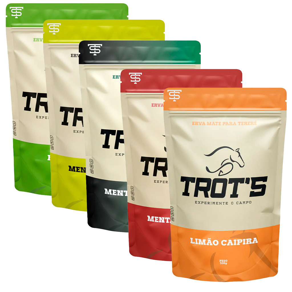 Erva Mate TROT'S Tereré 500ML - VARIOS SABORES em Oferta na Shopee