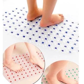TAPETE BOX CHUVEIRO ANTIDERRAPANTE CHAO BANHO BANHEIRO GRANDE PVC VENTOSAS HIGIENICO MASSAGEM