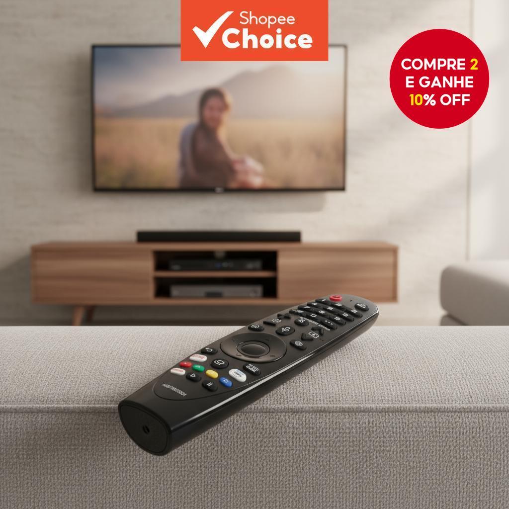 Controle Remoto de Substituição para Smart TVs LG 2017-2020 AN-MR20GA AN-MR19BA NanoCell 4K 8K AKB75855501