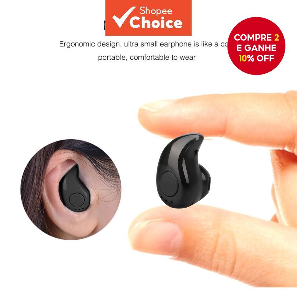  HQAi Mini Fone de Ouvido Bluetooth TWS Fones de Ouvido com Microfone Embutido Sem Fio Mini Fone de Ouvido Portátil