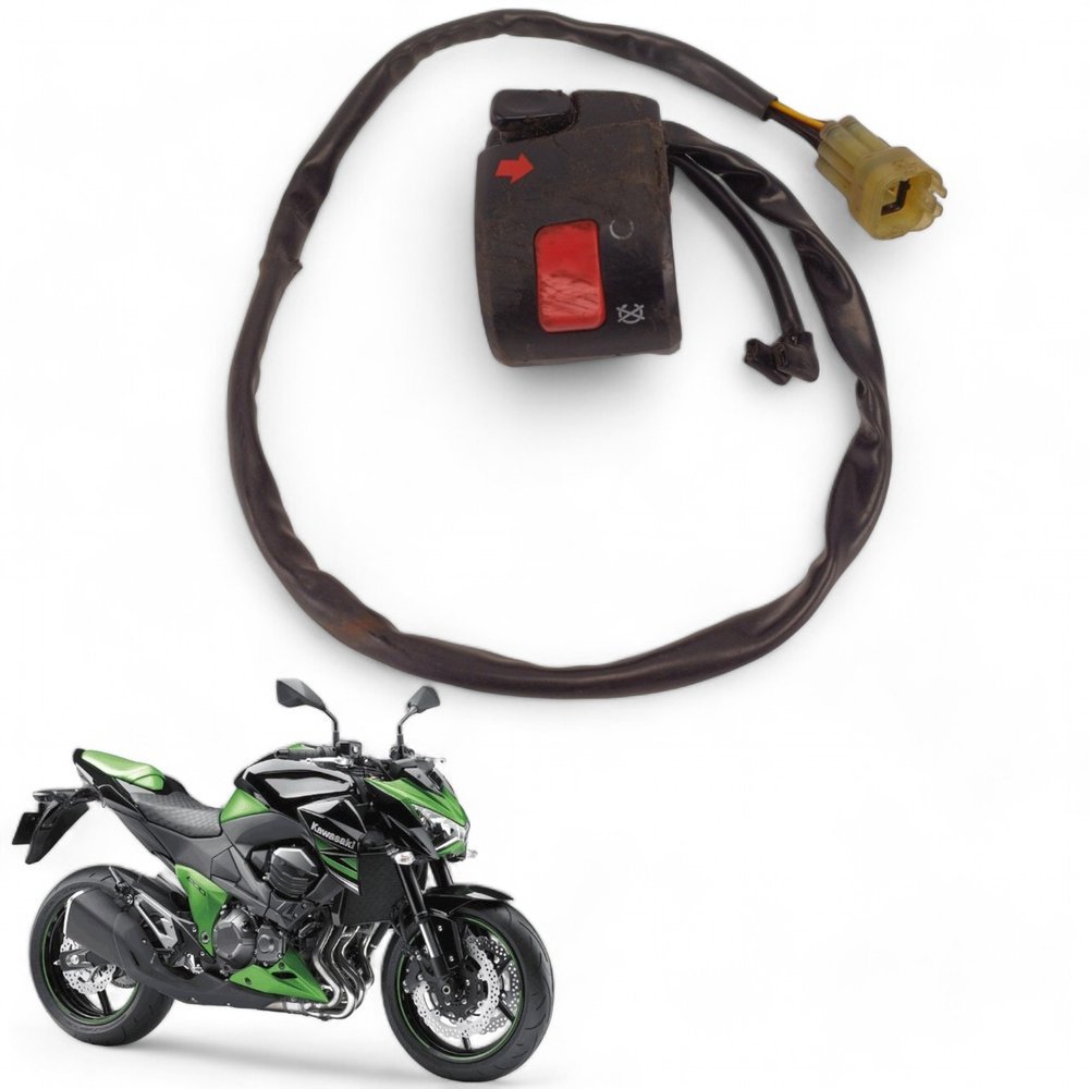 Chave Punho Partida Kawasaki Z800 2013 Com Avaria