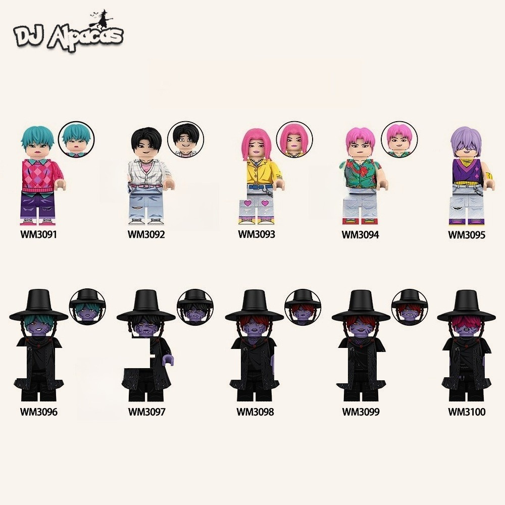 Blocos De Construção Figuras Brinquedo Colecionável WM3091 WM3092 WM3093 WM3094