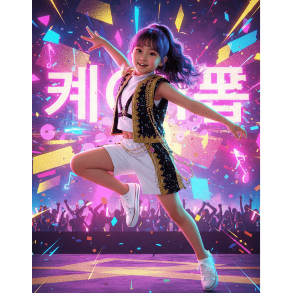 Fantasia Carnaval Infantil Kpop Menina Guerreiras Rumi + Trança em Oferta na Shopee