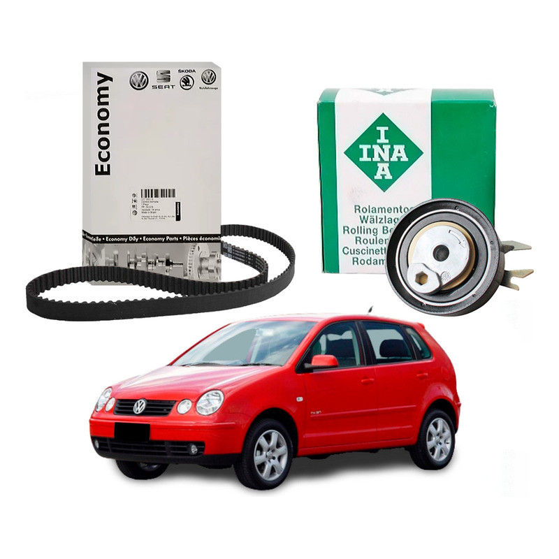 Kit Correia Dentada Tensor Polo 1.6 8v 2003 A 2007
