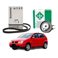 Kit Correia Dentada Tensor Polo 1.6 8v 2003 A 2007