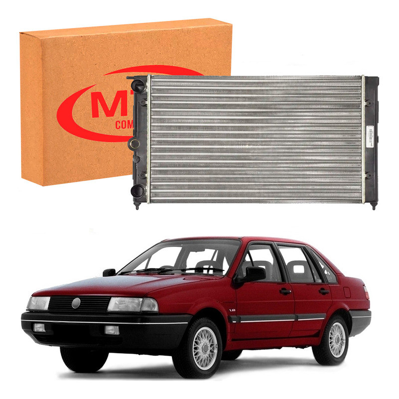 Radiador Agua Volkswagen Santana 1.8 2.0 Sem Ar 1991 A 1996