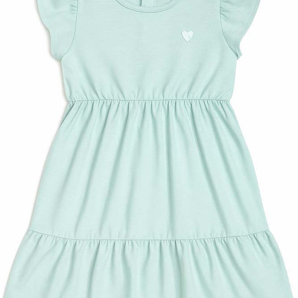 VESTIDO BEBÊ MENINA EM TECIDO CAMISARIA