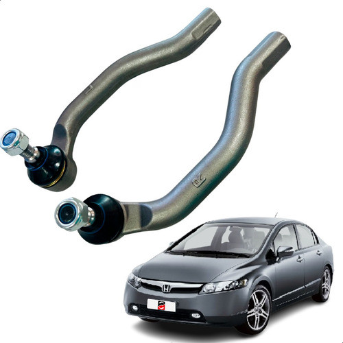 Par Terminal De Direção Honda New Civic 2006 2007 A 2012.