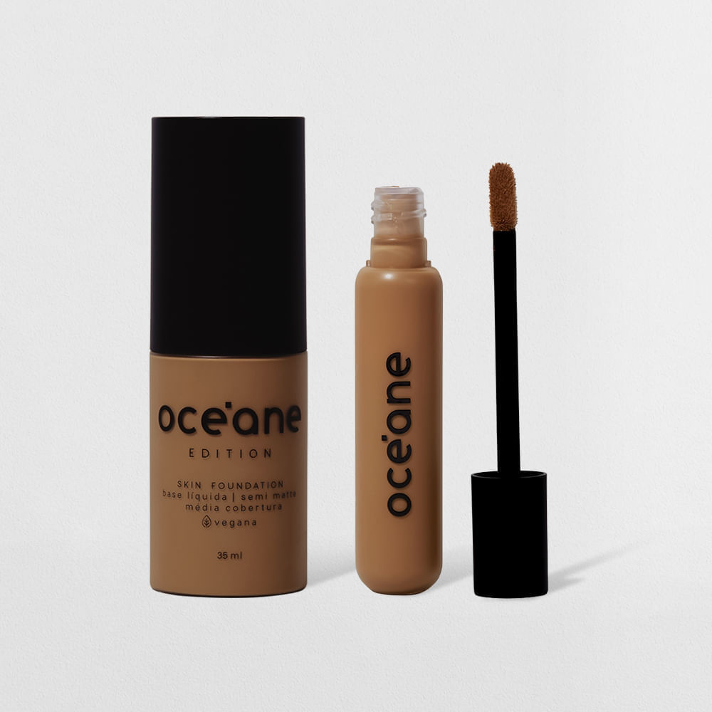 Kit Base Líquida 420t + Corretivo Medium Tan Océane Edition (2 Produtos) em Oferta na Shopee
