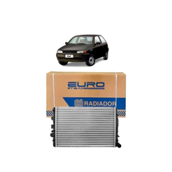 Radiador Agua Vw Saveiro Parati Gol 1.6 1.8 2.0 1995 Até 2008 Sem Ar