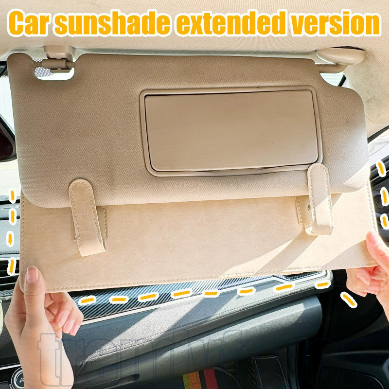 Placa De Extensão De Proteção Solar Para Carro-Bloqueador De Pára-Sol Universal-UV Antirreflexo-, Os Olhos-Fácil Instala