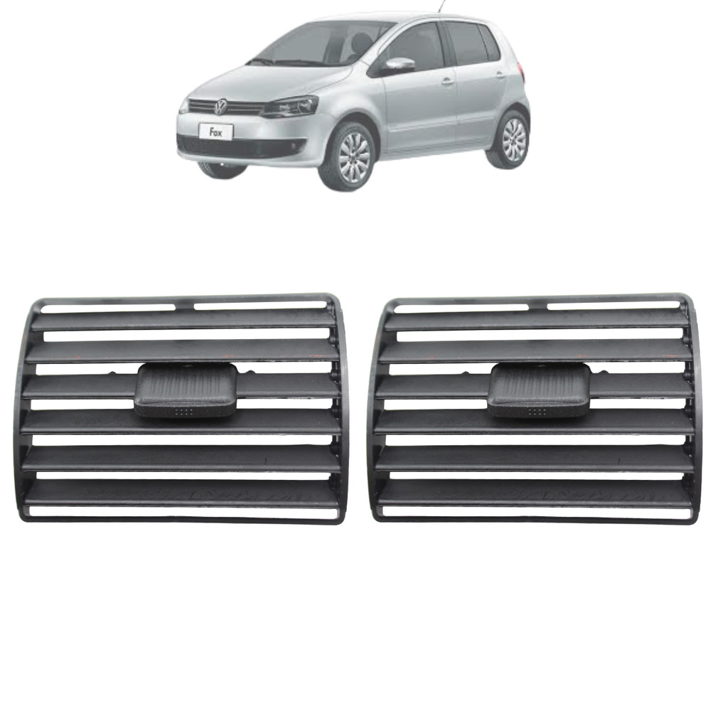 Kit 2 Difusor Saída De Ar SpaceFox 2007 2008 2009 2010 Preto