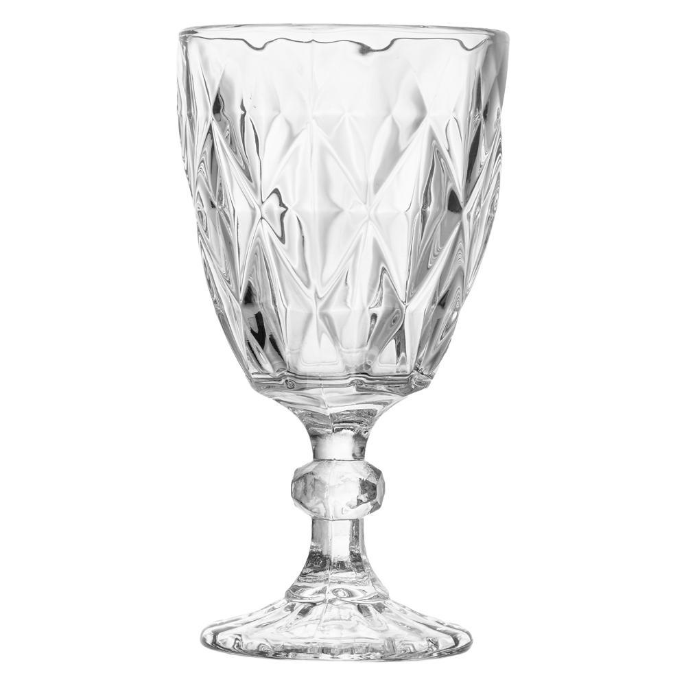 Taça para Vinho Lyor Diamond de Vidro Incolor 265ml em Oferta na Shopee