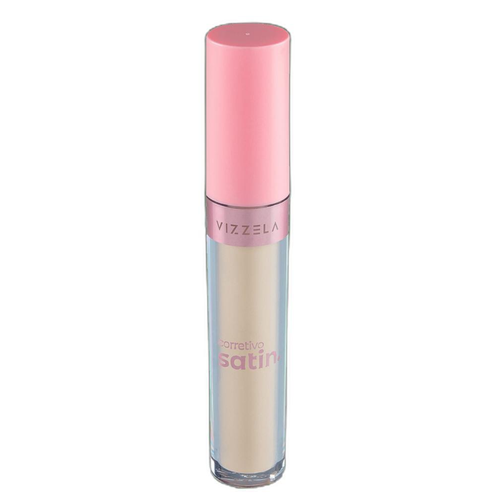 Vizzela Cosméticos Satin Cor 02 - Corretivo Líquido 5g em Oferta na Shopee
