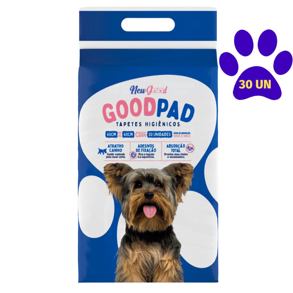 Tapete Higienico Good Pad P/ Cães E Gatos 60x60 cm Com 30 Un em Oferta na Shopee