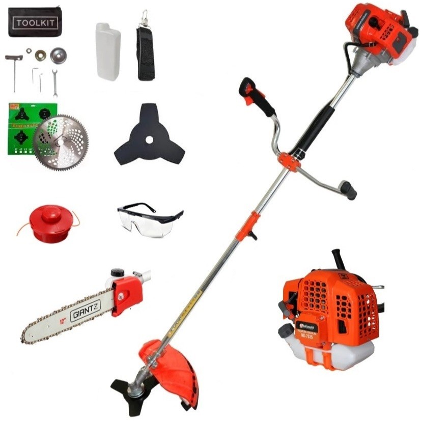 Roçadeira 4x1 Profissional Nakasaki 75cc – 3.5HP com Motopoda e Disco Lamina 80 Dentes Afiada em Oferta na Shopee