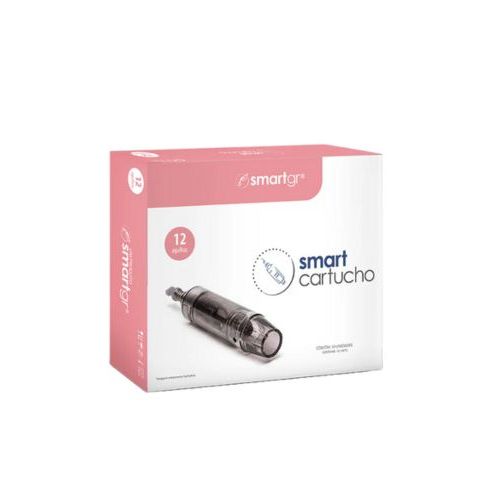 CARTUCHO SMART DERMA PEN PRETO HK - 12 AGULHAS - SMART GR CSDP- 12-HKE29122023