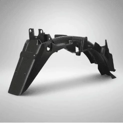 Paralama Traseiro Honda Cg 150 2004 a 2008 Preto WESTER