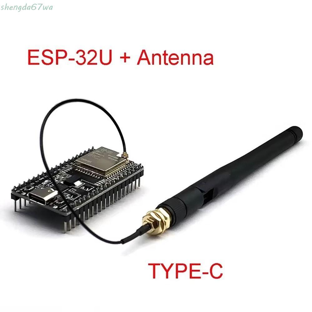 Placa De Desenvolvimento SHENGDA ESP32 DevKitC , Módulo Bluetooth 2.4G Antena WROOM-32U Opcional WiFi