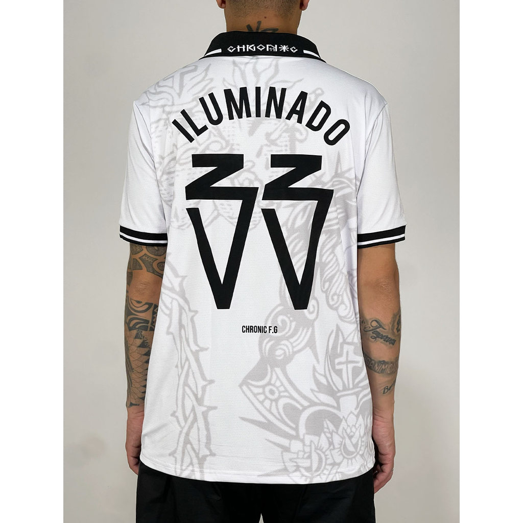 Camiseta Chronic de Time Vulgo Boss Iluminado 33 - Branca
