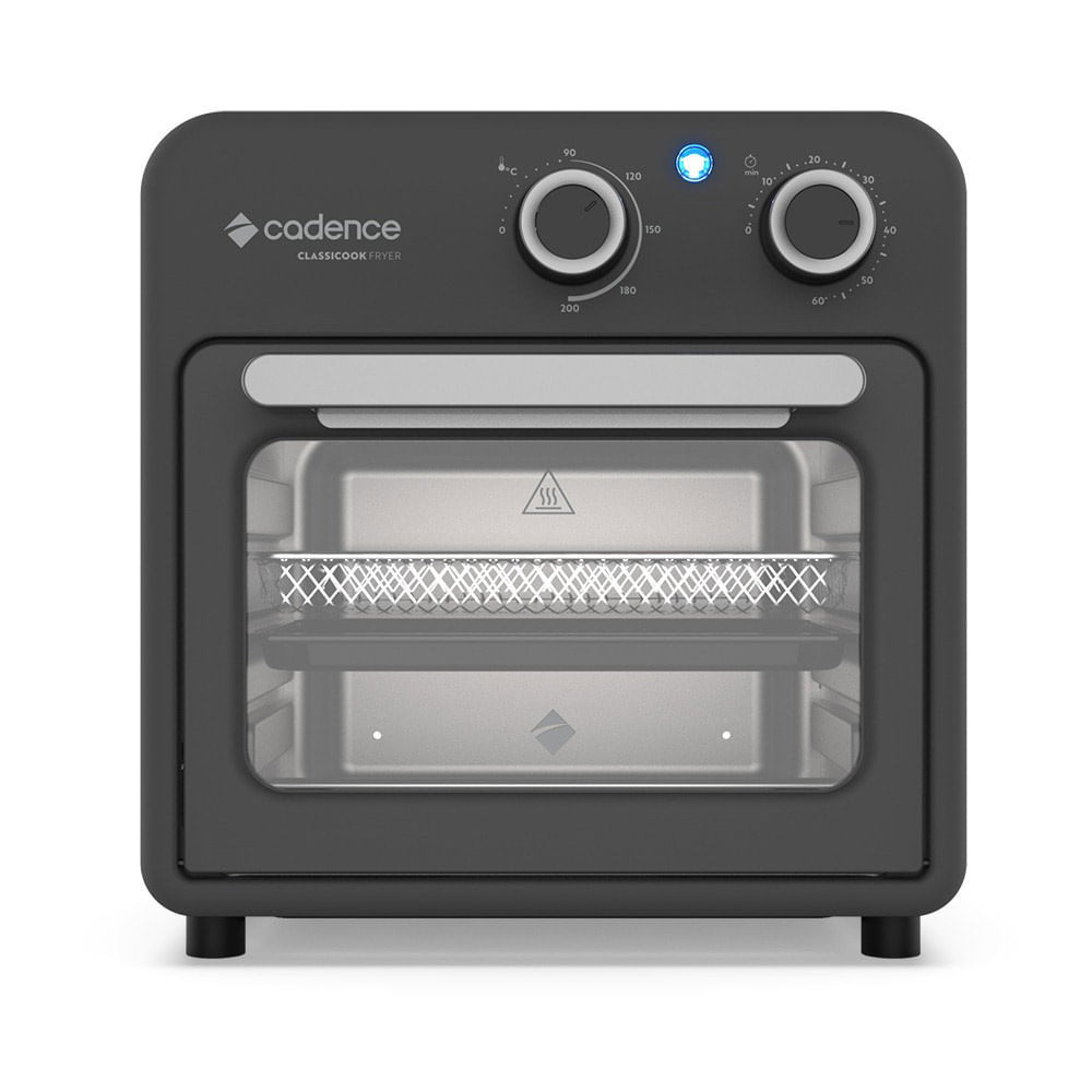 Fritadeira 10L Cadence Classicook Forno e Fryer 2 em 1 FRT700 Preto 127V