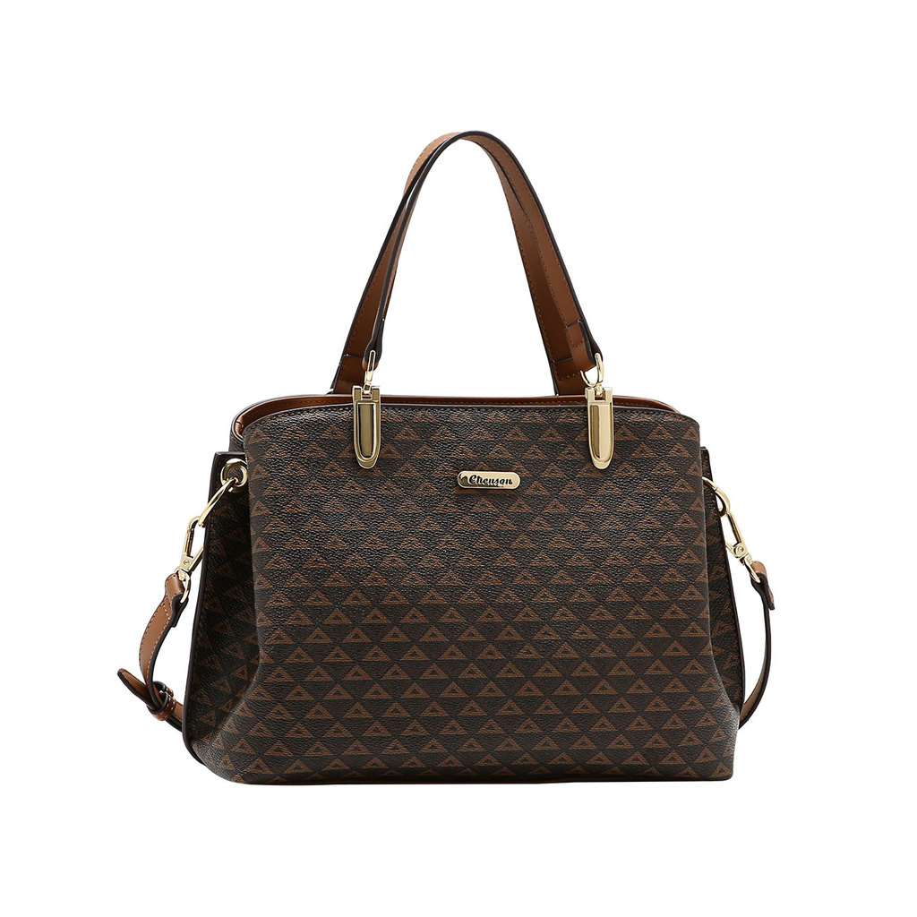 Bolsa Média Elemento Gráfico Café Chenson