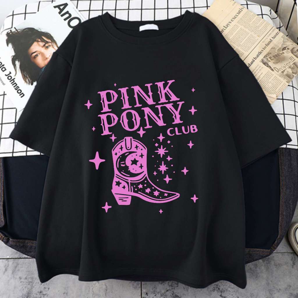 Camiseta Pink Poney Club Chappell Unissex Camisa 100% Algodão