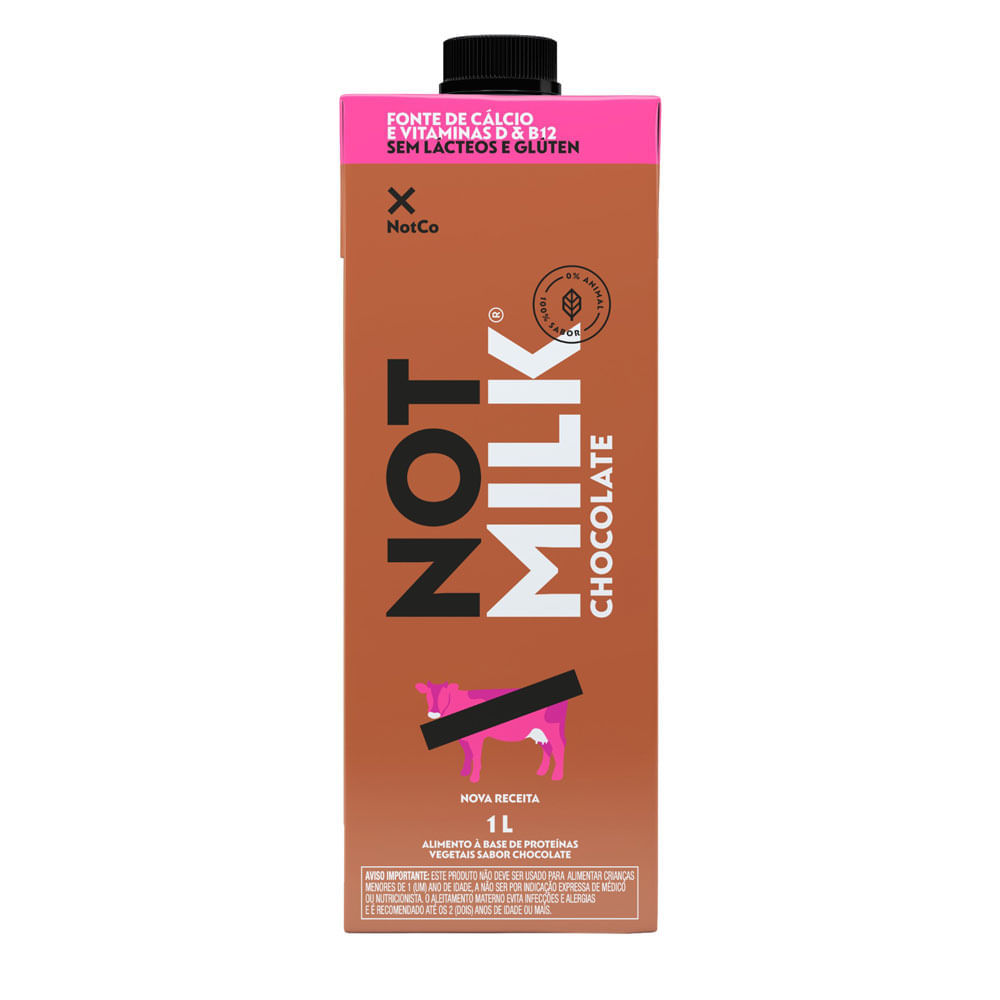 Not Milk Sabor Chocolate Bebida à Base de Proteína Vegetal 1 Litro em Oferta na Shopee