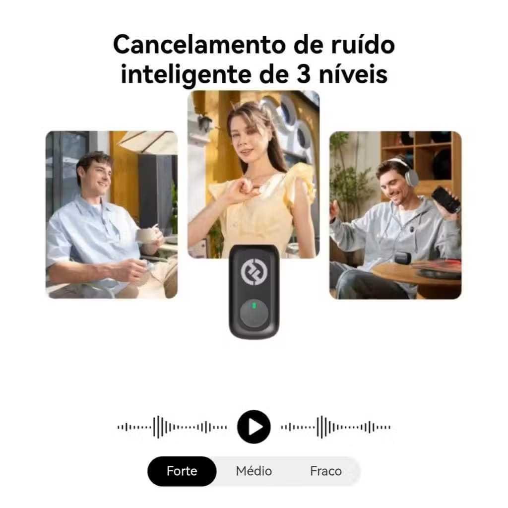 Detalhes do Microfone de Lapela sem fio Hollyland Lark A1 Versão Combo | Duo Usb Tipo-C | Mini Duo Tipo-C