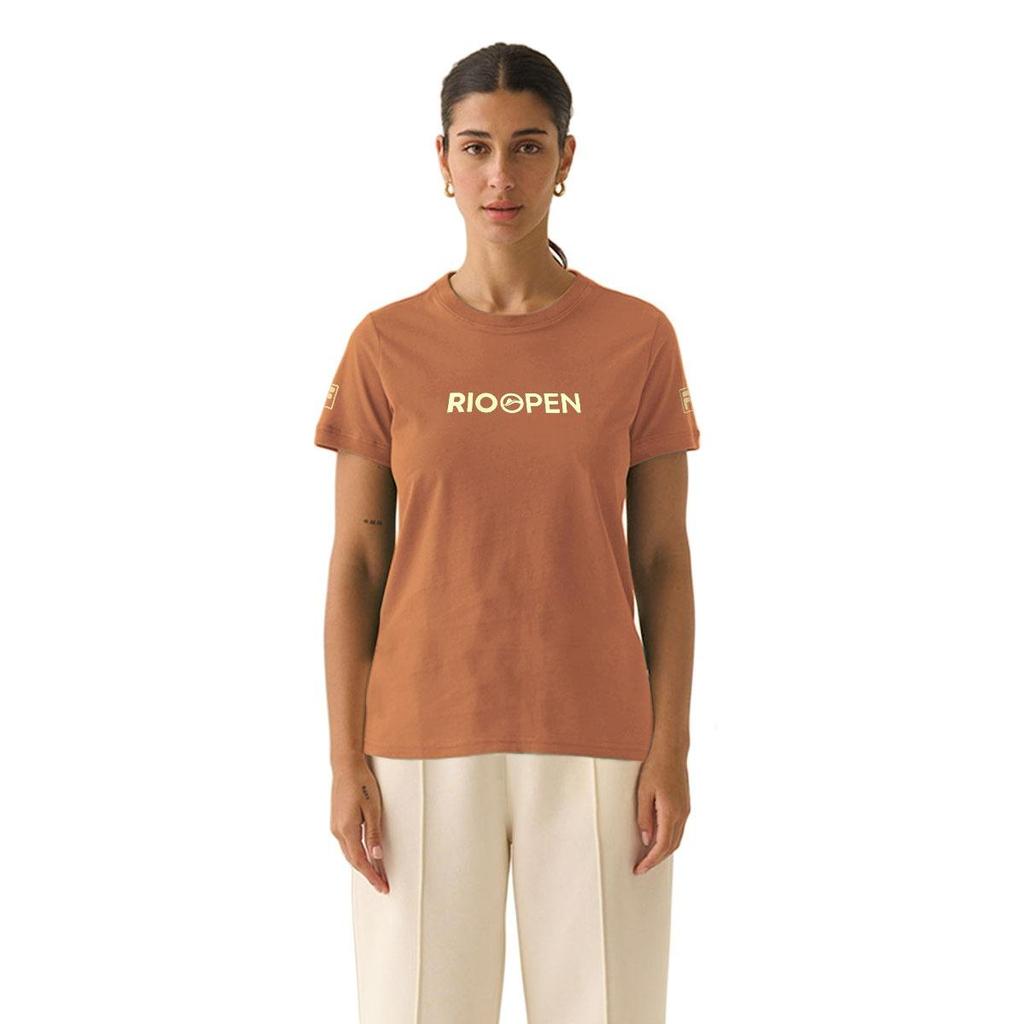 Camiseta Fila Rio Open F-Box Marrom