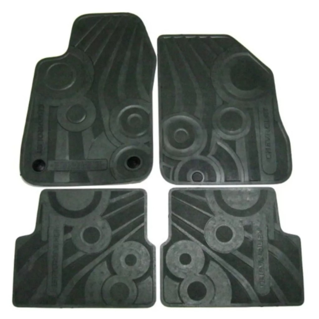 Jogo de tapetes ACESSÓRIOS CHEVROLET - Onix / Joy / Prisma / Joy Plus - 52042049 em Oferta na Shopee